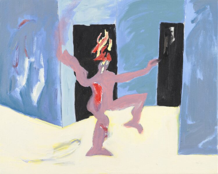 Tae Parvit, Head on Fire, 2021