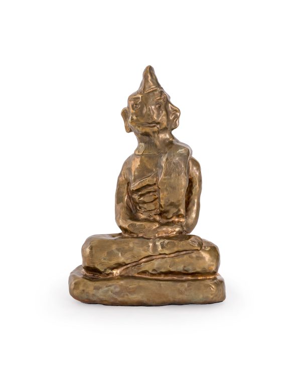 Dusadee Huntrakul, Found Phra Sculpture Baan Mor (Sweetie in bronze), 2024